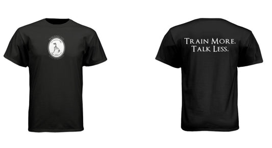 Train More. Talk Less. Black